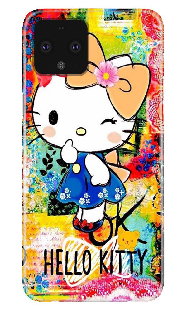 Hello Kitty Mobile Back Case for Google Pixel 4 XL (Design - 362)