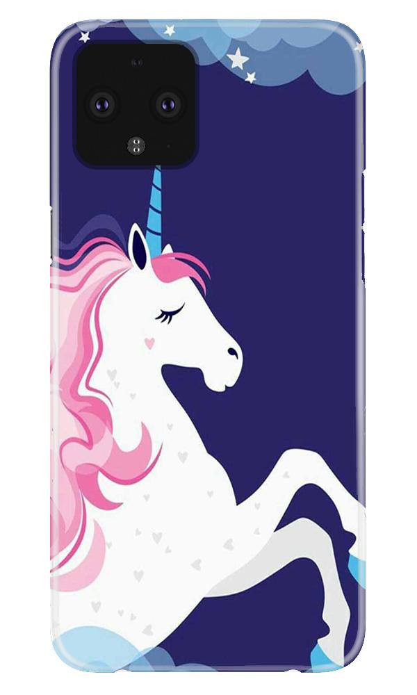 Unicorn Mobile Back Case for Google Pixel 4 (Design - 365)