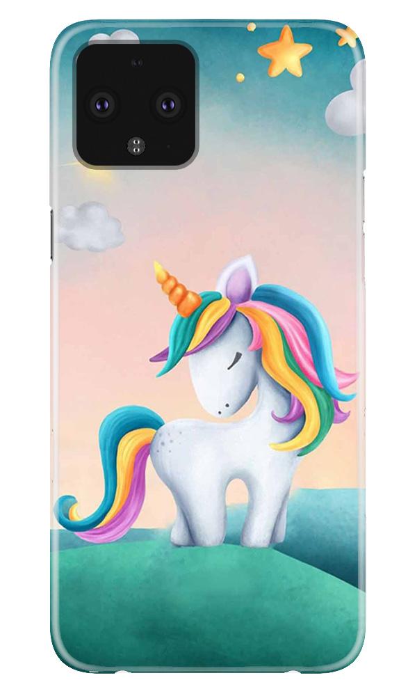 Unicorn Mobile Back Case for Google Pixel 4 (Design - 366)