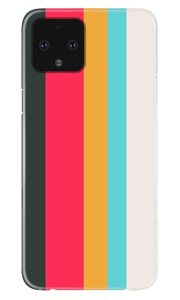 Color Pattern Mobile Back Case for Google Pixel 4 (Design - 369)