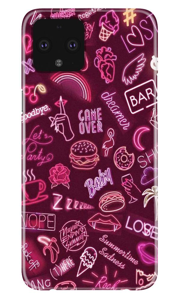 Party Theme Mobile Back Case for Google Pixel 4 XL (Design - 392)
