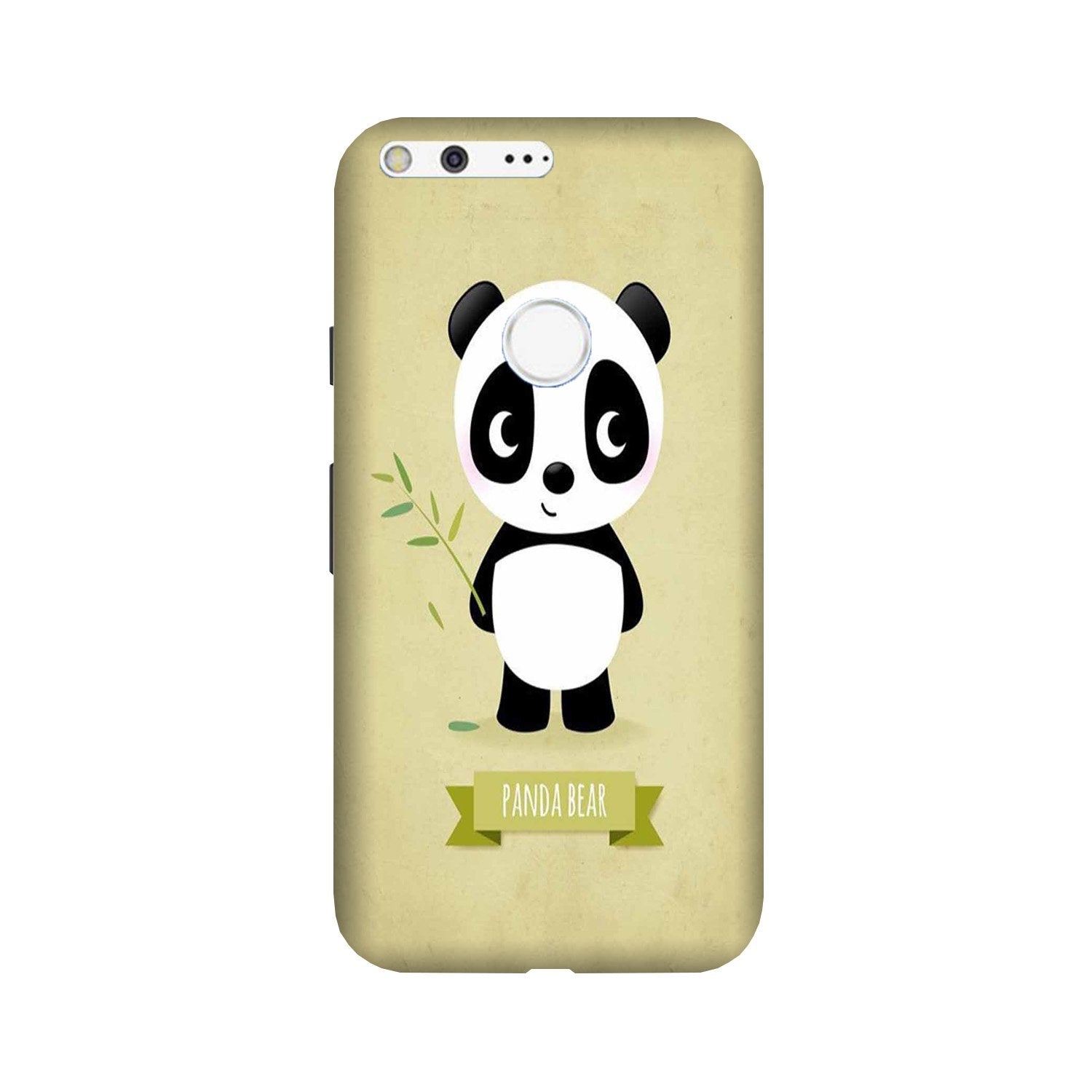 Panda Bear Mobile Back Case for Google Pixel XL (Design - 317)