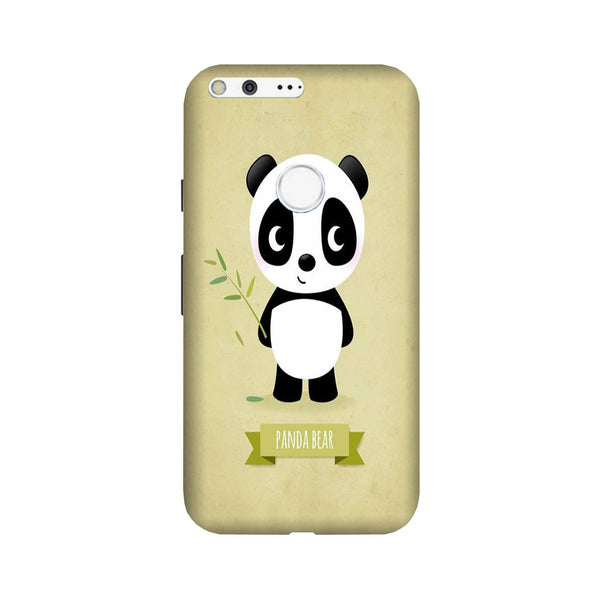 Panda Bear Mobile Back Case for Google Pixel (Design - 317)