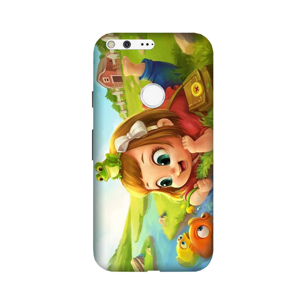 Baby Girl Mobile Back Case for Google Pixel (Design - 339)
