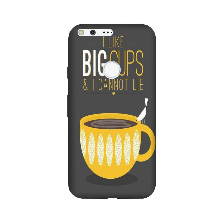 Big Cups Coffee Mobile Back Case for Google Pixel (Design - 352)