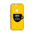 Coffee Optimism Mobile Back Case for Google Pixel (Design - 353)