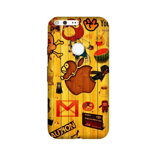 Wooden Texture Mobile Back Case for Google Pixel XL (Design - 367)
