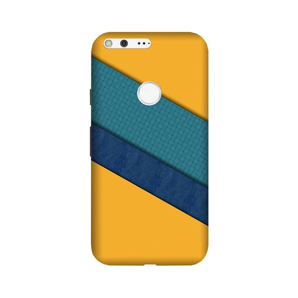 Diagonal Pattern Mobile Back Case for Google Pixel XL (Design - 370)