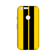 Black Yellow Pattern Mobile Back Case for Google Pixel (Design - 377)