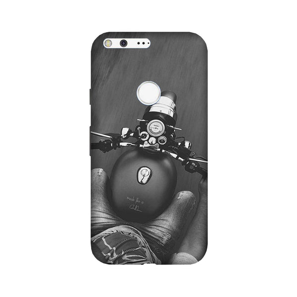 Royal Enfield Mobile Back Case for Google Pixel (Design - 382)
