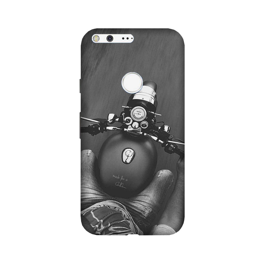 Royal Enfield Mobile Back Case for Google Pixel (Design - 382)