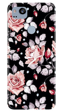 Pink rose Mobile Back Case for Google Pixel 2 (Design - 12)