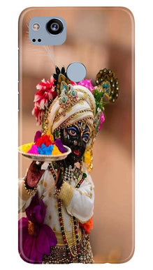 Lord Krishna2 Mobile Back Case for Google Pixel 2 (Design - 17)
