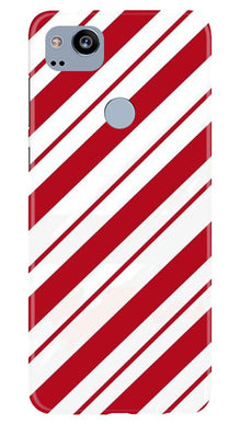 Red White Mobile Back Case for Google Pixel 2 (Design - 44)