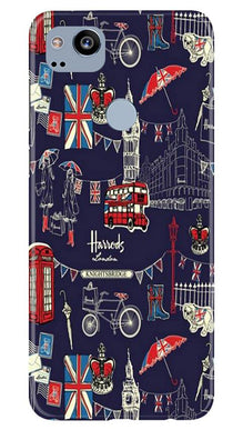 Love London Mobile Back Case for Google Pixel 2 (Design - 75)
