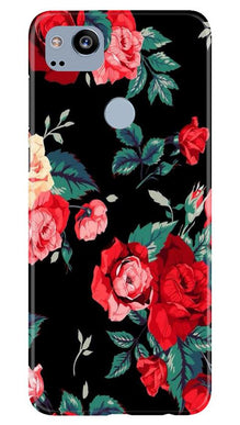 Red Rose2 Mobile Back Case for Google Pixel 2 (Design - 81)