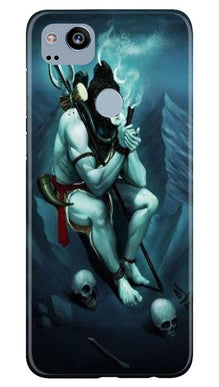 Lord Shiva Mahakal2 Mobile Back Case for Google Pixel 2 (Design - 98)