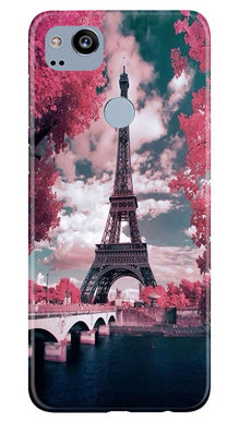 Eiffel Tower Mobile Back Case for Google Pixel 2  (Design - 101)