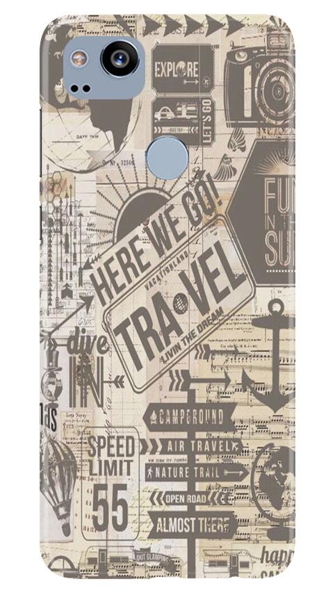 Travel Case for Google Pixel 2  (Design - 104)