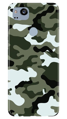 Army Camouflage Mobile Back Case for Google Pixel 2  (Design - 108)