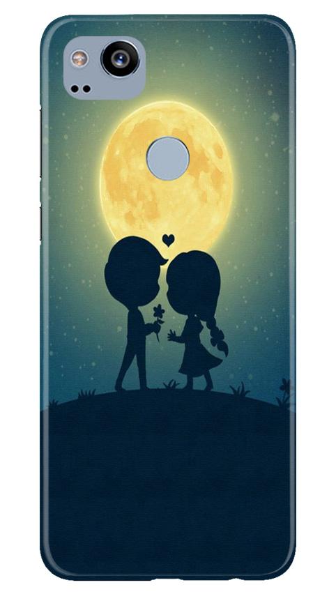 Love Couple Case for Google Pixel 2(Design - 109)