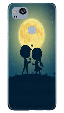 Love Couple Mobile Back Case for Google Pixel 2  (Design - 109)
