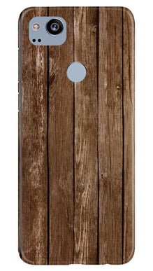Wooden Look Mobile Back Case for Google Pixel 2  (Design - 112)