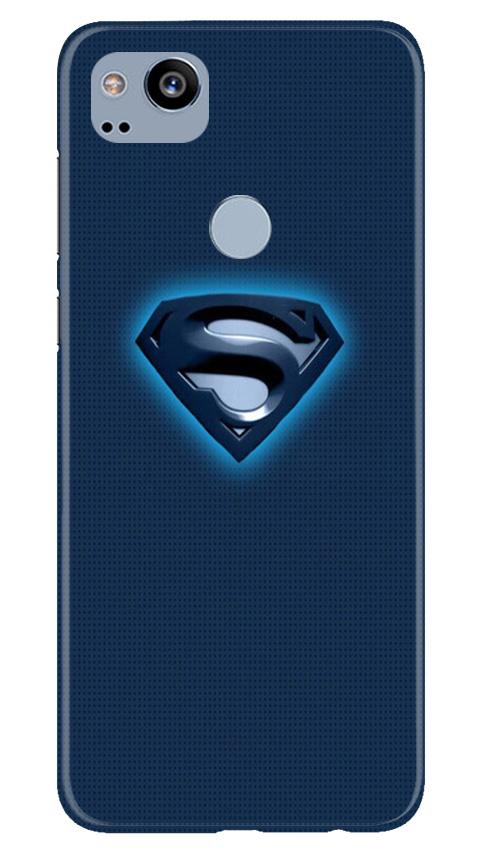 Superman Superhero Case for Google Pixel 2(Design - 117)