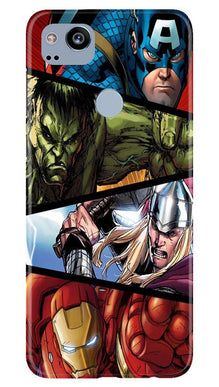 Avengers Superhero Mobile Back Case for Google Pixel 2  (Design - 124)