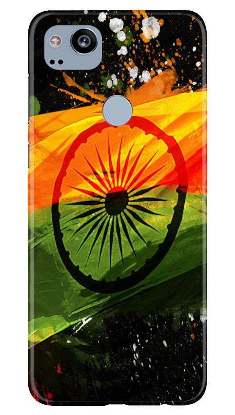 Indian Flag Case for Google Pixel 2  (Design - 137)