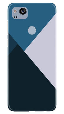 Blue Shades Mobile Back Case for Google Pixel 2 (Design - 188)