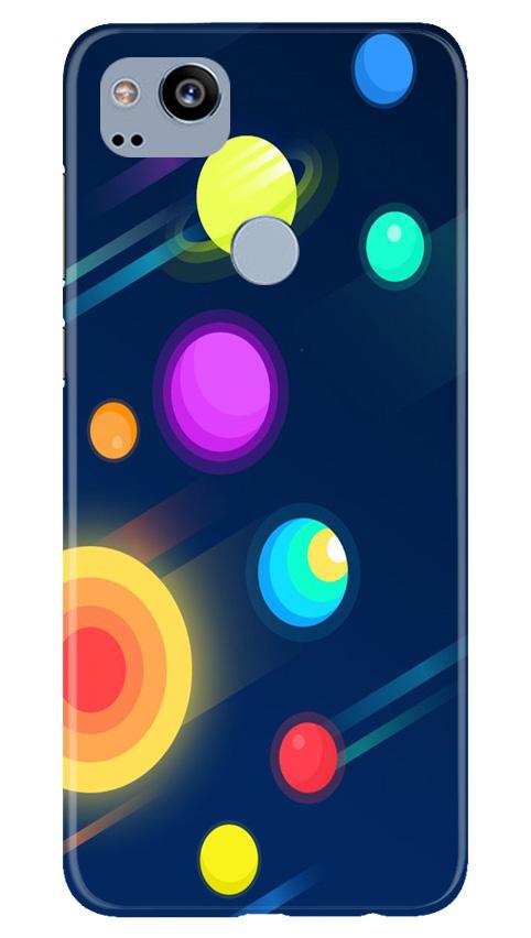 Solar Planet Case for Google Pixel 2 (Design - 197)