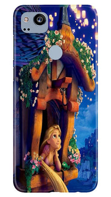 Cute Girl Mobile Back Case for Google Pixel 2 (Design - 198)