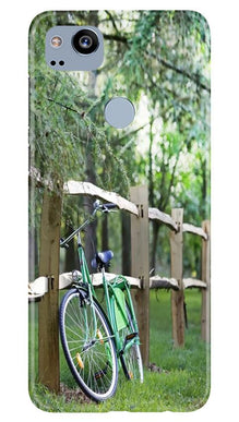 Bicycle Mobile Back Case for Google Pixel 2 (Design - 208)