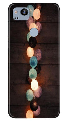 Party Lights Mobile Back Case for Google Pixel 2 (Design - 209)