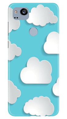 Clouds Mobile Back Case for Google Pixel 2 (Design - 210)