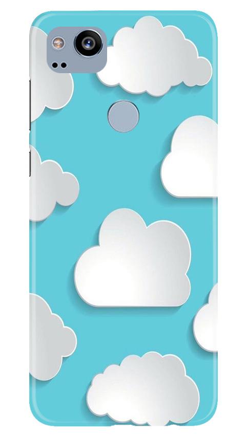 Clouds Case for Google Pixel 2 (Design No. 210)