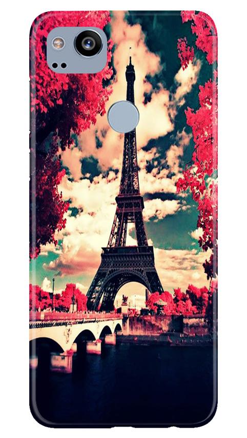 Eiffel Tower Case for Google Pixel 2 (Design No. 212)