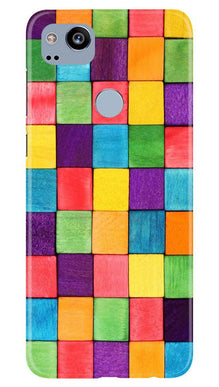 Colorful Square Mobile Back Case for Google Pixel 2 (Design - 218)