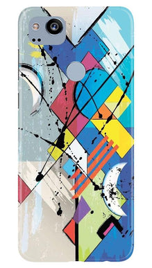 Modern Art Mobile Back Case for Google Pixel 2 (Design - 235)