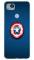 Captain America Shield Case for Google Pixel 2 (Design No. 253)
