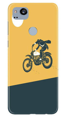Bike Lovers Mobile Back Case for Google Pixel 2 (Design - 256)