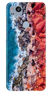 Sea Shore Mobile Back Case for Google Pixel 2 (Design - 273)