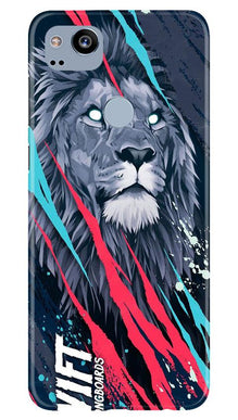 Lion Mobile Back Case for Google Pixel 2 (Design - 278)