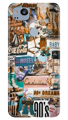 Vintage Design Mobile Back Case for Google Pixel 2 (Design - 284)