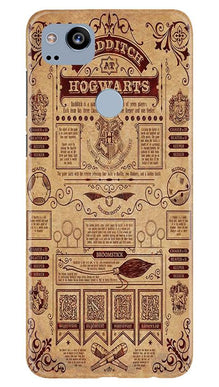 Hogwarts Mobile Back Case for Google Pixel 2 (Design - 304)