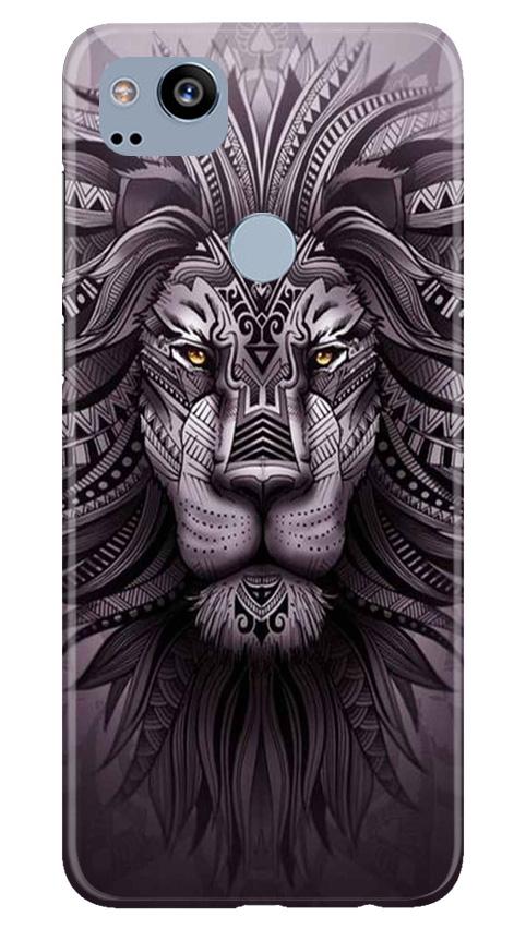 Lion Mobile Back Case for Google Pixel 2 (Design - 315)