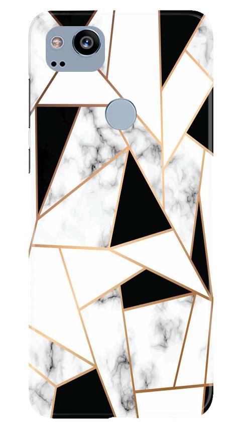 Marble Texture Mobile Back Case for Google Pixel 2 (Design - 322)