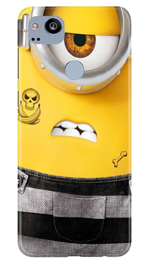 Minion Mobile Back Case for Google Pixel 2 (Design - 324)