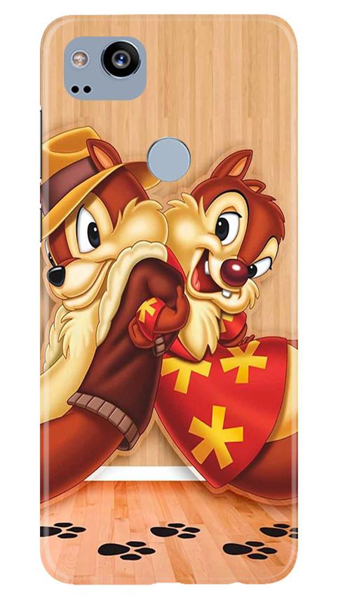 Chip n Dale Mobile Back Case for Google Pixel 2 (Design - 335)